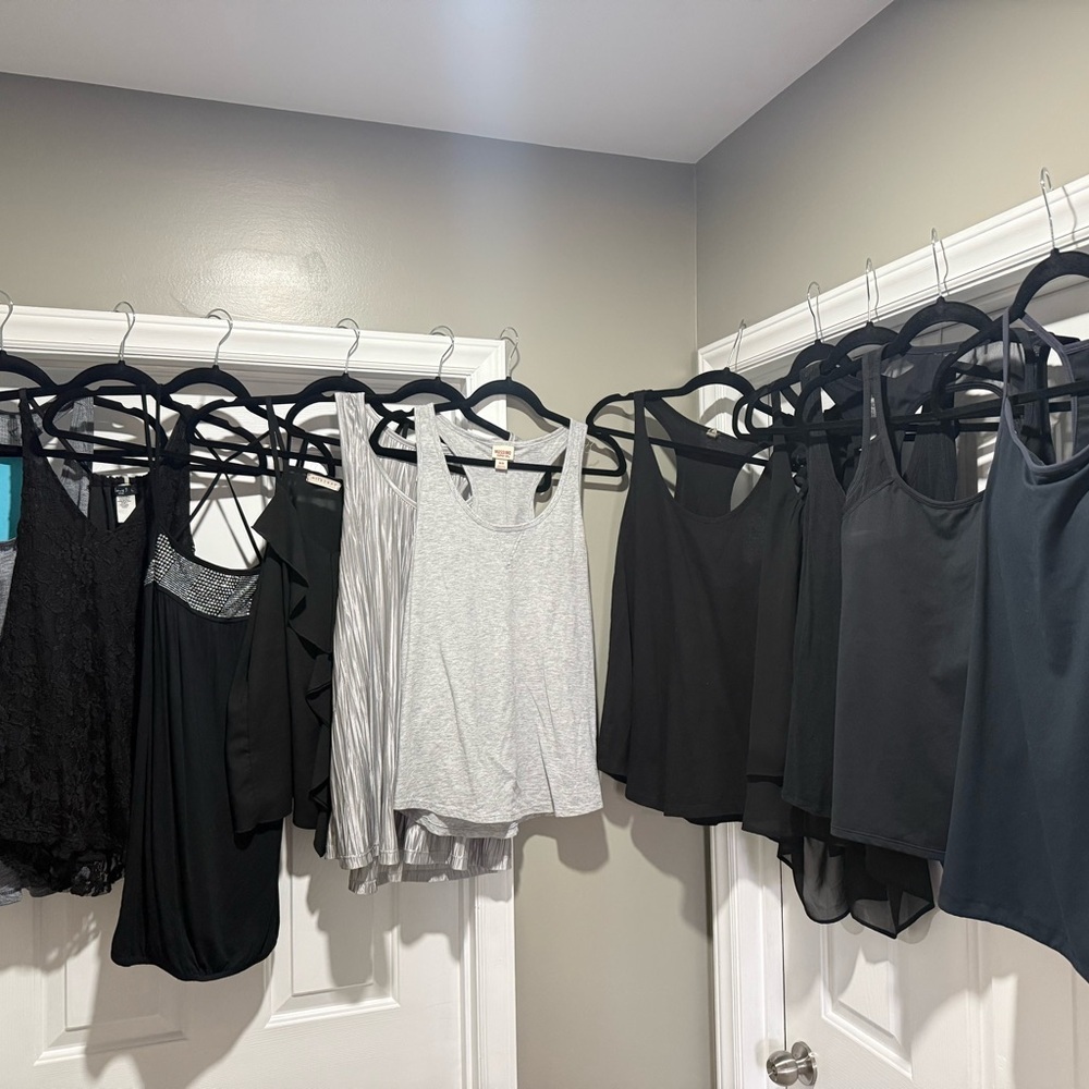 Women’s Sleeveless Tops Size Small & Medium